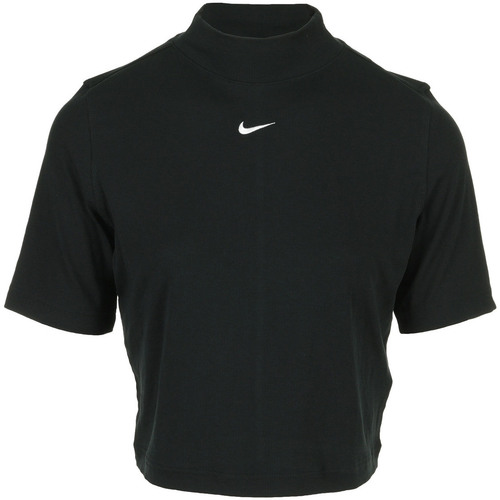 Textil Homem T-Shirt mangas curtas Nike Wms Nsw Essential Rip Mook Ss Top Preto