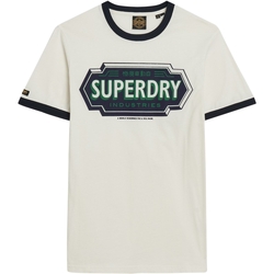 Textil Homem T-Shirt mangas curtas Superdry 235501 Branco