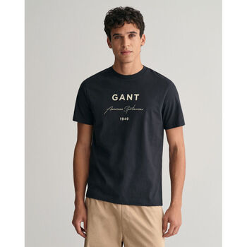 Gant T-shirt com estampado  Script Graphic Preto