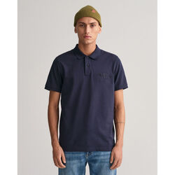 Textil Homem T-shirts e Pólos Gant Polo Tonal Shield Azul