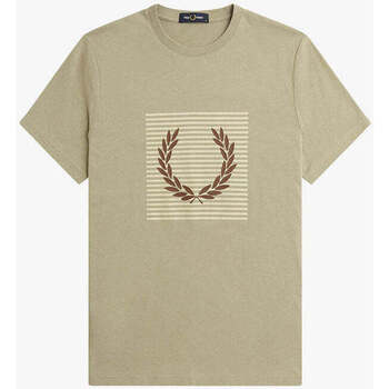 Textil Homem T-shirts e Pólos Fred Perry M7832-U54-7-1 Bege