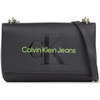 Malas Mulher Bolsa Tiracolo Calvin Klein Alças Com Nó Preto Calvin Klein Jeans K60K611866 Preto
