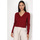 Textil Mulher Casacos de malha La Modeuse 70660_P165214 Vermelho