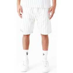 Textil Homem Shorts / Bermudas New-Era Ne pinstripe shorts newera Branco