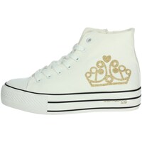 Sapatos Mulher Sapatilhas de cano-alto Fornarina BARBI 4 Branco