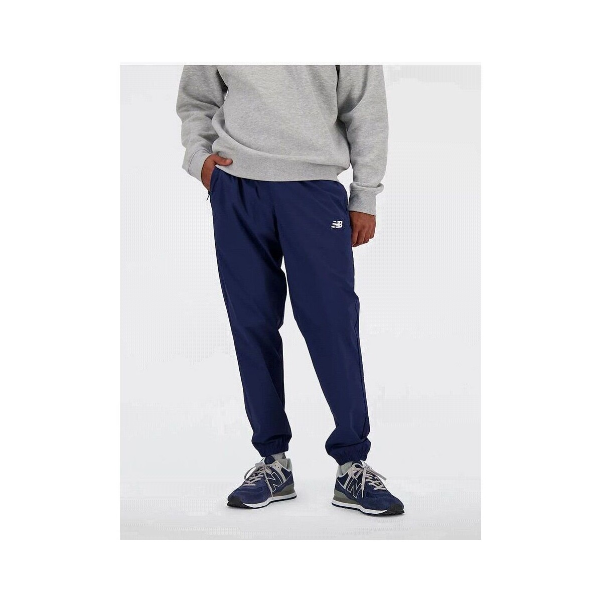 Textil Homem Calças New Balance MP41519-NNY Azul