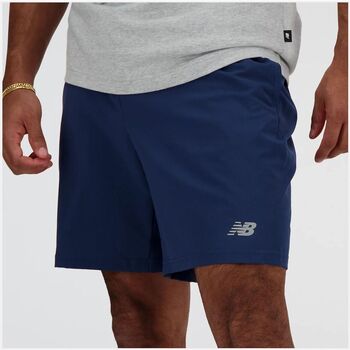 Textil Homem Shorts / Bermudas New Balance MS41232-NNY Azul