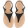 Sapatos Mulher Sandálias Moda Positano 540 Preto