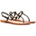 Sapatos Mulher Sandálias Moda Positano 550-BLK Preto