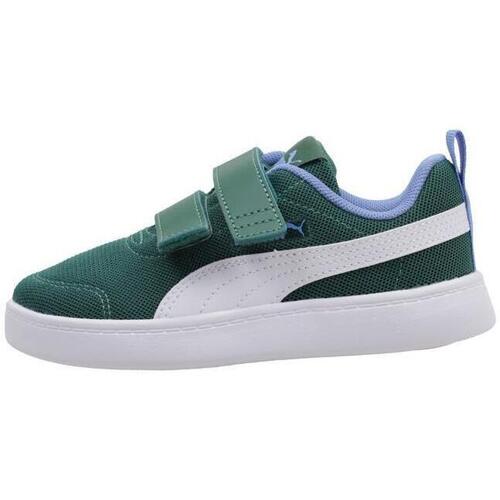 Sapatos Rapaz Sapatilhas Puma COURTFLEX V2 MESH  PS Verde