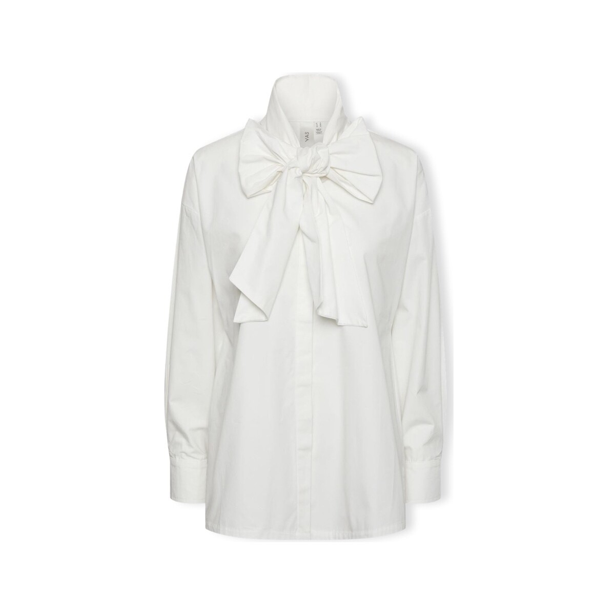 Textil Mulher Tops / Blusas Y.a.s YAS Camisa Sigga L/S - Star White Branco