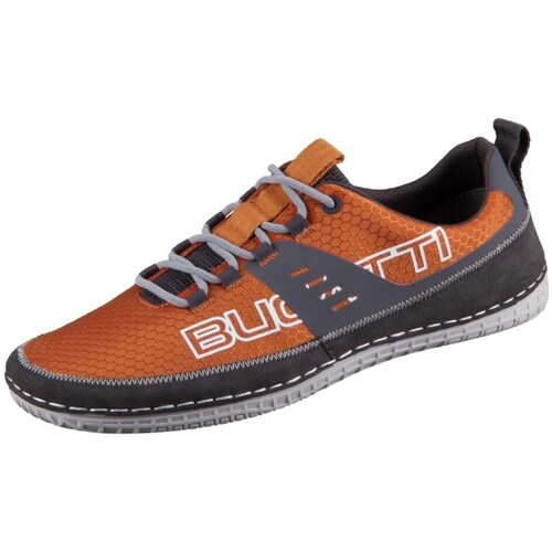 Sapatos Homem Sapatilhas Bugatti Bimini Grafite, Cor de laranja, Castanho