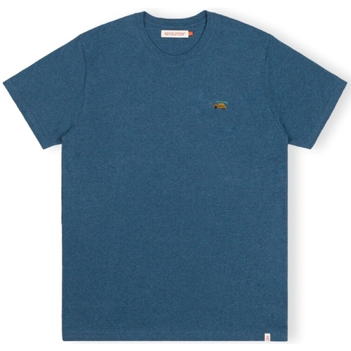 Textil Homem Vestuário homem a menos de 60 Revolution T-Shirt Regular 1284 2CV - Dustblue Azul