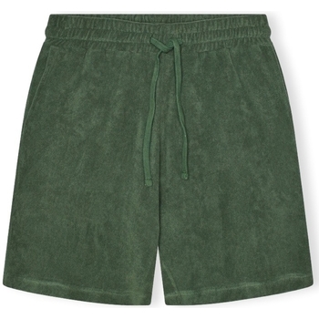 Textil Homem Shorts / Bermudas Revolution Calções Terry 4039 - Dustgreen Verde