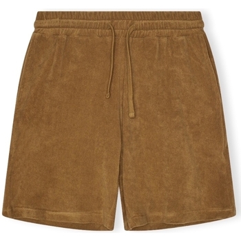 Textil Homem Shorts / Bermudas Revolution Calções Terry 4039 - Dark Khaki Castanho