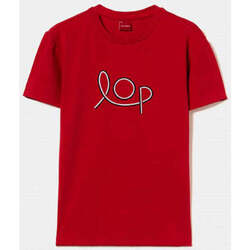 Textil Rapariga T-shirts e Pólos Lion Of Porches Kids lp004306-350-11-23 Vermelho