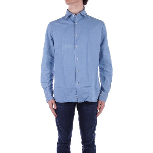 Textil Homem Camisas mangas comprida Paul & Shark C0P3042 Azul