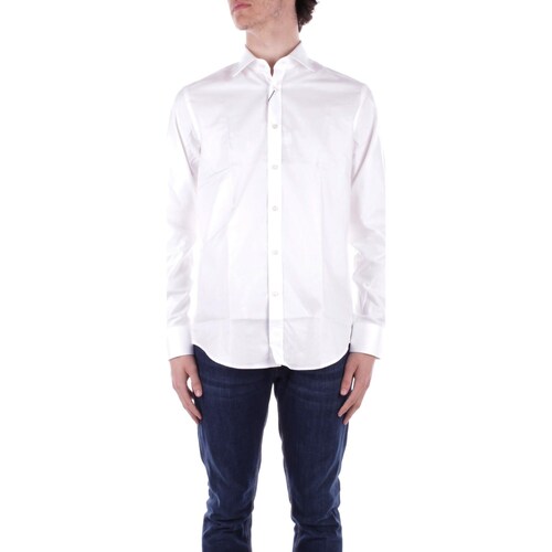 Textil Homem Camisas mangas comprida Paul & Shark 24413078CF Branco