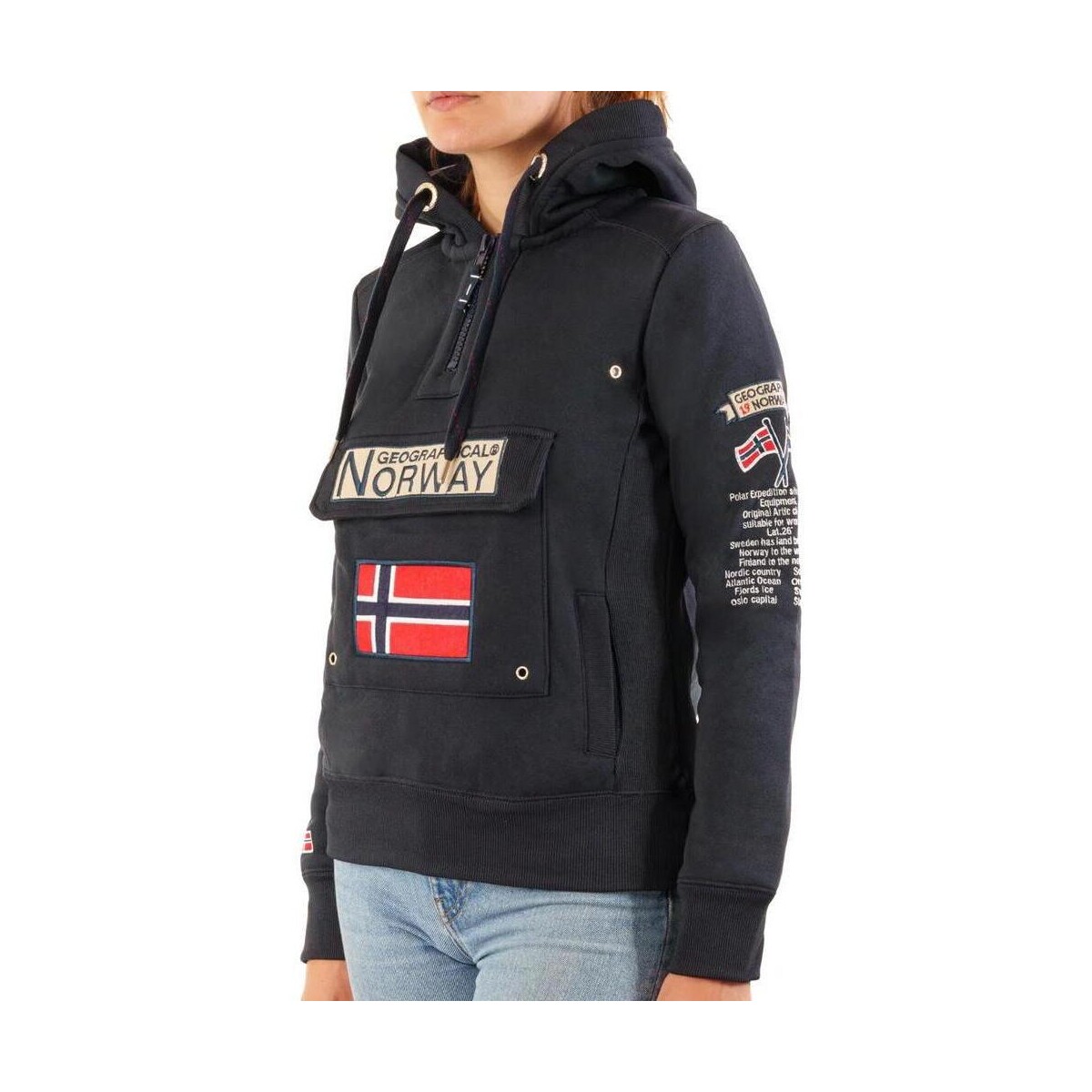 Textil Mulher Sweats Geographical Norway  Azul