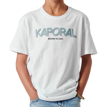 Textil Rapaz Casacos de couro/imitação couro Kaporal  Branco