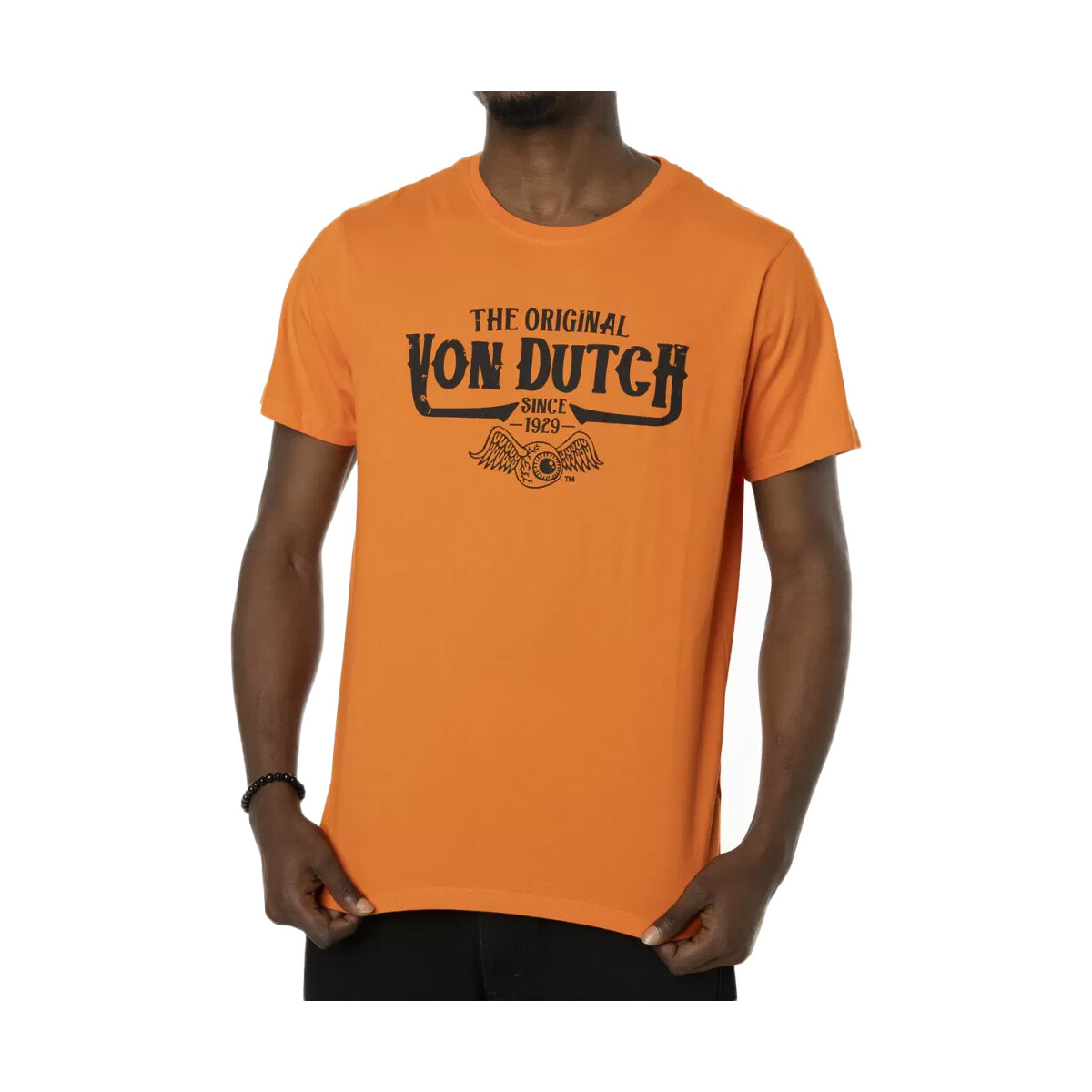 Textil Homem T-shirts e Pólos Von Dutch  Laranja