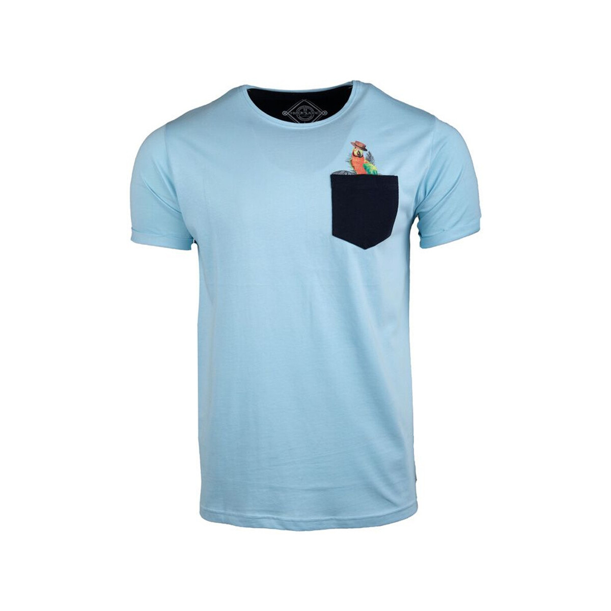 Textil Homem T-shirts e Pólos La Maison Blaggio  Azul