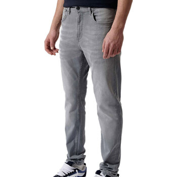 Textil Homem Calças Jeans Wide Kaporal  Cinza