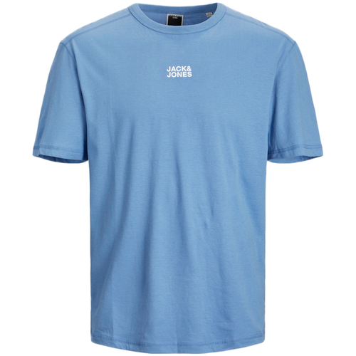 Textil Homem T-shirts e Pólos Jack & Jones  Azul