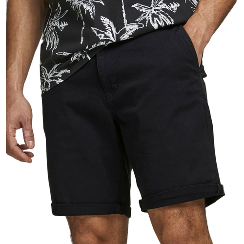 Textil Homem Shorts / Bermudas Jack & Jones  Preto