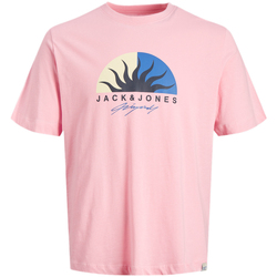 Textil Homem T-shirts e Pólos Jack & Jones  Rosa