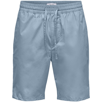 Textil Homem Shorts / Bermudas Lyle & Scott   Azul