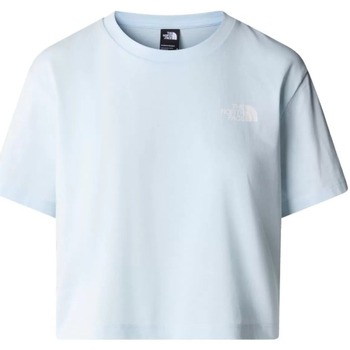 Textil Mulher T-shirts e Pólos Ghyè_ Bnhgg Ss Croppedn NF0A87U4O0R1 Azul