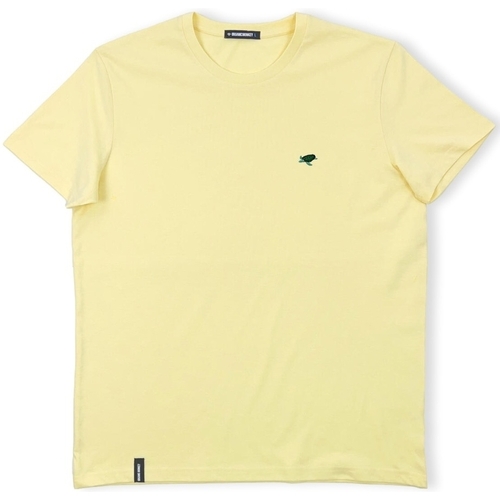 Textil Homem T-shirts e Pólos Organic Monkey T-Shirt Ninja - Yellow Mango Amarelo