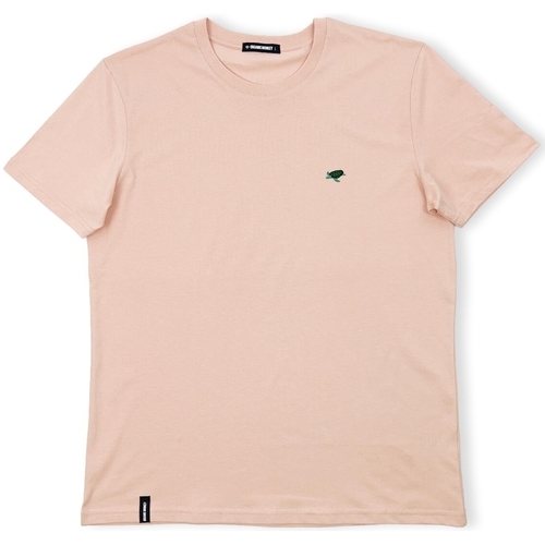 Textil Homem T-shirts e Pólos Organic Monkey T-Shirt Ninja - Salmon Rosa