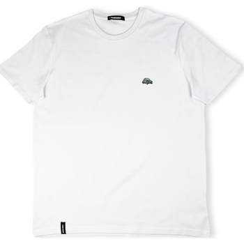 Textil Homem T-shirts e Pólos Organic Monkey T-Shirt Summer Wheels - White Branco