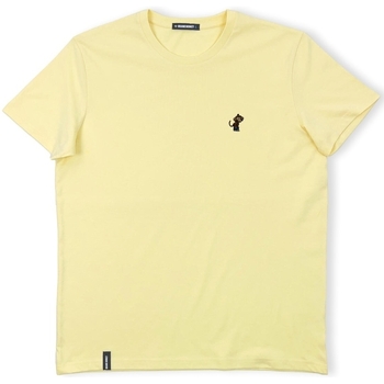 Textil Homem T-shirts e Pólos Organic Monkey T-Shirt Ay Caramba - Yellow Mango Amarelo