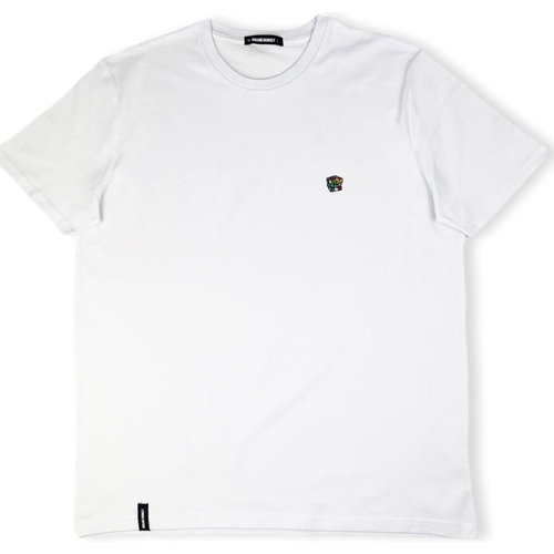 Textil Homem T-shirts e Pólos Organic Monkey T-Shirt The Great Cubini - White Branco