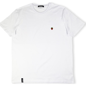 Textil Homem T-shirts e Pólos Organic Monkey T-Shirt Strawberry - White Branco