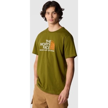 Textil Homem T-shirts e Pólos The North Face NF0A87NWPIB1 Verde