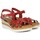 Sapatos Mulher Sandálias Aplauso SANDALIAS CON PLANTA DE GEL  5542 ROJO Vermelho