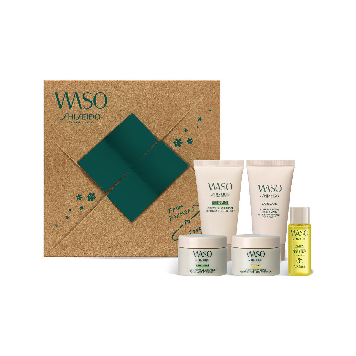 beleza Mulher Hidratação e nutrição Shiseido Set My Waso Essentials 5 piezas Set My Waso Essentials 5 piezas