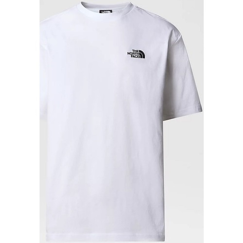 Textil Homem T-shirts e Pólos Ghyè_ Bnhgg Ss Croppedn NF0A87NRFN41 Branco