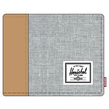Malas Carteira Herschel Blair Beanie Slate Grey Crosshatch/Natural Cinza