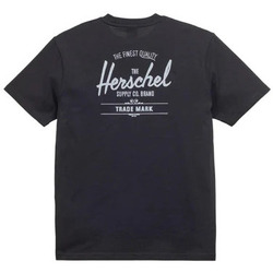 Textil T-Shirt mangas curtas Herschel Classic Tee Men's Black/White Preto