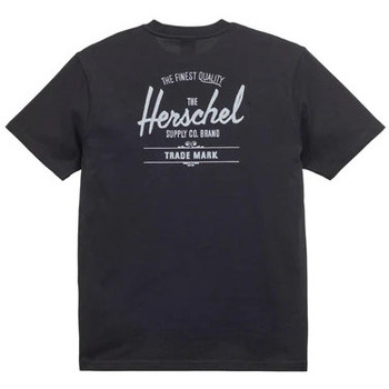 Textil T-Shirt mangas curtas Herschel Classic Tee Men's Black/White Preto
