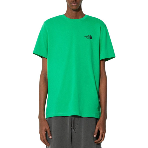 Textil Homem T-shirts e Pólos Ghyè_ Bnhgg Ss Croppedn NF0A87NGPO81 Verde