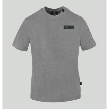 Textil Homem T-Shirt mangas curtas Capas de Almofada - tips414 Cinza