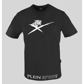 Textil Homem T-Shirt mangas curtas Philipp Plein Sport - tips413 Preto