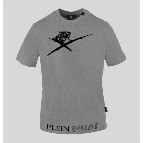 Textil Homem T-Shirt mangas curtas Castiçais e Porta-Velasort - tips413 Cinza