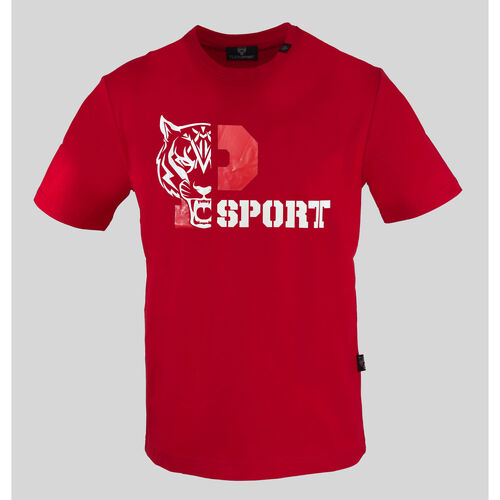 Textil Homem T-Shirt mangas curtas Philipp Plein Sport tips41052 red Vermelho